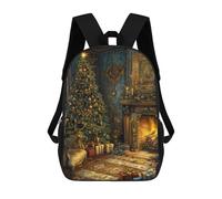 sinyumoney Impression 3D Christmas Eve Painting Sacs À Dos Scolaires Pour Enfants, Cartables Pour Garçons, Grand Sac À Dos De Voyage, Sacs À Dos De Jour 17inch