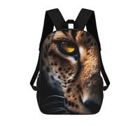 sinyumoney Impression 3D Close-Up Leopard Eye Sacs À Dos Scolaires Pour Enfants, Cartables Pour Garçons, Grand Sac À Dos De Voyage, Sacs À Dos De Jour 17inch