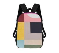 sinyumoney Impression 3D Collage 3 Sacs À Dos Scolaires Pour Enfants, Cartables Pour Garçons, Grand Sac À Dos De Voyage, Sacs À Dos De Jour 17inch