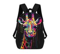 sinyumoney Impression 3D Colorful Giraffe Animals Sacs À Dos Scolaires Pour Enfants, Cartables Pour Garçons, Grand Sac À Dos De Voyage, Sacs À Dos De Jour 17inch
