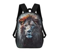 sinyumoney Impression 3D Colorful Lion Portrait -13 Sacs À Dos Scolaires Pour Enfants, Cartables Pour Garçons, Grand Sac À Dos De Voyage, Sacs À Dos De Jour 17inch
