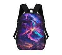 sinyumoney Impression 3D Cosmic Volcano Eruption Sacs À Dos Scolaires Pour Enfants De 17 Pouces, Sacs À Livres Pour Garçons, Grand Sac À Dos De Voyage, Sacs À Dos De Jour