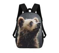 sinyumoney Impression 3D Cute Wet Bear Sacs À Dos Scolaires Pour Enfants, Cartables Pour Garçons, Grand Sac À Dos De Voyage, Sacs À Dos De Jour 17inch