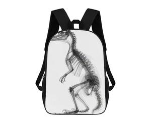 sinyumoney Impression 3D Dinosaur in Xrays Sacs À Dos Scolaires Pour Enfants, Cartables Pour Garçons, Grand Sac À Dos De Voyage, Sacs À Dos De Jour 17inch