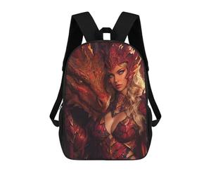 sinyumoney Impression 3D Dragon Armor Fantasy Costume Sacs À Dos Scolaires Pour Enfants De 17 Pouces, Sacs À Livres Pour Garçons, Grand Sac À Dos De Voyage, Sacs À Dos De Jour