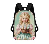 sinyumoney Impression 3D Easter Basket with Pastel Eggs Sacs À Dos Scolaires Pour Enfants De 17 Pouces, Sacs À Livres Pour Garçons, Grand Sac À Dos De Voyage, Sacs À Dos De Jour