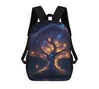 sinyumoney Impression 3D Enchanted Glowing Tree Sacs À Dos Scolaires Pour Enfants, Cartables Pour Garçons, Grand Sac À Dos De Voyage, Sacs À Dos De Jour 17inch