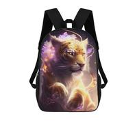 sinyumoney Impression 3D Enchanted Tiger Fantasy Art Print Sacs À Dos Scolaires Pour Enfants De 17 Pouces, Sacs À Livres Pour Garçons, Grand Sac À Dos De Voyage, Sacs À Dos De Jour