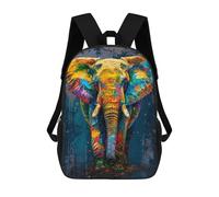 sinyumoney Impression 3D Expressive Elephant Sacs À Dos Scolaires Pour Enfants De 17 Pouces, Sacs À Livres Pour Garçons, Grand Sac À Dos De Voyage, Sacs À Dos De Jour