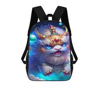 sinyumoney Impression 3D Fantasy Mythical Creature Art Print Sacs À Dos Scolaires Pour Enfants De 17 Pouces, Sacs À Livres Pour Garçons, Grand Sac À Dos De Voyage, Sacs À Dos De Jour