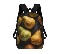 sinyumoney Impression 3D Fresh Wet Pears Fruit Sacs À Dos Scolaires Pour Enfants De 17 Pouces, Sacs À Livres Pour Garçons, Grand Sac À Dos De Voyage, Sacs À Dos De Jour