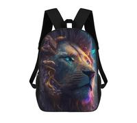 sinyumoney Impression 3D Galactic Lion Majesty -4 Sacs À Dos Scolaires Pour Enfants, Cartables Pour Garçons, Grand Sac À Dos De Voyage, Sacs À Dos De Jour 17inch