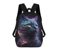 sinyumoney Impression 3D Galaxy Cat Animal Sacs À Dos Scolaires Pour Enfants, Cartables Pour Garçons, Grand Sac À Dos De Voyage, Sacs À Dos De Jour 17inch