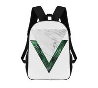 sinyumoney Impression 3D Geometric And Floral 5 Sacs À Dos Scolaires Pour Enfants, Cartables Pour Garçons, Grand Sac À Dos De Voyage, Sacs À Dos De Jour 17inch