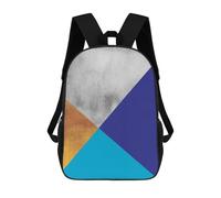 sinyumoney Impression 3D Geometric Art B Sacs À Dos Scolaires Pour Enfants, Cartables Pour Garçons, Grand Sac À Dos De Voyage, Sacs À Dos De Jour 17inch