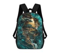 sinyumoney Impression 3D Golden Bonsai Falls Art Sacs À Dos Scolaires Pour Enfants, Cartables Pour Garçons, Grand Sac À Dos De Voyage, Sacs À Dos De Jour 17inch