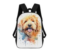 sinyumoney Impression 3D Golden Doodle Sacs À Dos Scolaires Pour Enfants De 17 Pouces, Sacs À Livres Pour Garçons, Grand Sac À Dos De Voyage, Sacs À Dos De Jour