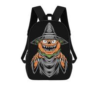 sinyumoney Impression 3D Halloween Pumpkin Sacs À Dos Scolaires Pour Enfants, Cartables Pour Garçons, Grand Sac À Dos De Voyage, Sacs À Dos De Jour 17inch