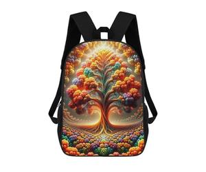 sinyumoney Impression 3D Harmony in The Orchard Sacs À Dos Scolaires Pour Enfants, Cartables Pour Garçons, Grand Sac À Dos De Voyage, Sacs À Dos De Jour 17inch