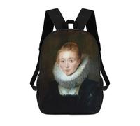 sinyumoney Impression 3D Infantas Maid in Brussels Sacs À Dos Scolaires Pour Enfants, Cartables Pour Garçons, Grand Sac À Dos De Voyage, Sacs À Dos De Jour 17inch