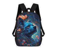 sinyumoney Impression 3D Jack Russell Terrier Dog Sacs À Dos Scolaires Pour Enfants, Cartables Pour Garçons, Grand Sac À Dos De Voyage, Sacs À Dos De Jour 17inch