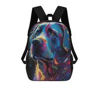 sinyumoney Impression 3D Labrador Retriever Style 5 Sacs À Dos Scolaires Pour Enfants, Cartables Pour Garçons, Grand Sac À Dos De Voyage, Sacs À Dos De Jour 17inch