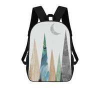 sinyumoney Impression 3D Landscape Collage A2 Sacs À Dos Scolaires Pour Enfants, Cartables Pour Garçons, Grand Sac À Dos De Voyage, Sacs À Dos De Jour 17inch