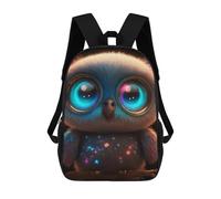 sinyumoney Impression 3D Magical Glowing Owl Sacs À Dos Scolaires Pour Enfants, Cartables Pour Garçons, Grand Sac À Dos De Voyage, Sacs À Dos De Jour 17inch