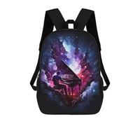 sinyumoney Impression 3D Man Playing Piano Sacs À Dos Scolaires Pour Enfants, Cartables Pour Garçons, Grand Sac À Dos De Voyage, Sacs À Dos De Jour 17inch
