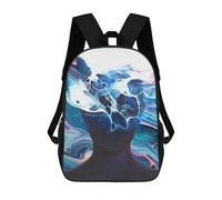 sinyumoney Impression 3D Mental Drifting Sacs À Dos Scolaires Pour Enfants De 17 Pouces, Sacs À Livres Pour Garçons, Grand Sac À Dos De Voyage, Sacs À Dos De Jour