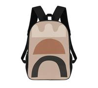 sinyumoney Impression 3D Organic Design 06 Sacs À Dos Scolaires Pour Enfants, Cartables Pour Garçons, Grand Sac À Dos De Voyage, Sacs À Dos De Jour 17inch