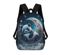 sinyumoney Impression 3D Panda Dreams in Moonlit Sky Sacs À Dos Scolaires Pour Enfants, Cartables Pour Garçons, Grand Sac À Dos De Voyage, Sacs À Dos De Jour 17inch