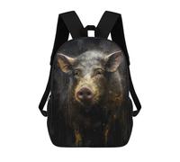 sinyumoney Impression 3D Pig Enchanted Universe Sacs À Dos Scolaires Pour Enfants, Cartables Pour Garçons, Grand Sac À Dos De Voyage, Sacs À Dos De Jour 17inch