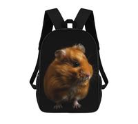 sinyumoney Impression 3D Playful Hamster Sacs À Dos Scolaires Pour Enfants, Cartables Pour Garçons, Grand Sac À Dos De Voyage, Sacs À Dos De Jour 17inch