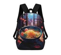 sinyumoney Impression 3D Ramen Japan Neon Sacs À Dos Scolaires Pour Enfants, Cartables Pour Garçons, Grand Sac À Dos De Voyage, Sacs À Dos De Jour 17inch