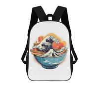sinyumoney Impression 3D Ramen Japanese Food Sacs À Dos Scolaires Pour Enfants, Cartables Pour Garçons, Grand Sac À Dos De Voyage, Sacs À Dos De Jour 17inch