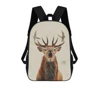 sinyumoney Impression 3D Red Deer in Winter Sacs À Dos Scolaires Pour Enfants De 17 Pouces, Sacs À Livres Pour Garçons, Grand Sac À Dos De Voyage, Sacs À Dos De Jour