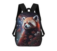 sinyumoney Impression 3D Red Panda in Space Garden Sacs À Dos Scolaires Pour Enfants De 17 Pouces, Sacs À Livres Pour Garçons, Grand Sac À Dos De Voyage, Sacs À Dos De Jour