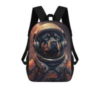 sinyumoney Impression 3D Rottweiler Mars Sacs À Dos Scolaires Pour Enfants De 17 Pouces, Sacs À Livres Pour Garçons, Grand Sac À Dos De Voyage, Sacs À Dos De Jour