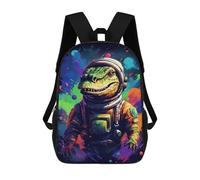 sinyumoney Impression 3D Space Dinosaur Adventure -12 Sacs À Dos Scolaires Pour Enfants De 17 Pouces, Sacs À Livres Pour Garçons, Grand Sac À Dos De Voyage, Sacs À Dos De Jour