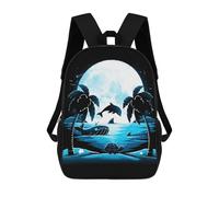 sinyumoney Impression 3D Summer Animals Sacs À Dos Scolaires Pour Enfants, Cartables Pour Garçons, Grand Sac À Dos De Voyage, Sacs À Dos De Jour 17inch