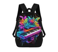 sinyumoney Impression 3D The Keyboard Sacs À Dos Scolaires Pour Enfants, Cartables Pour Garçons, Grand Sac À Dos De Voyage, Sacs À Dos De Jour 17inch
