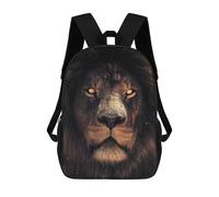 sinyumoney Impression 3D The Scary Lion Sacs À Dos Scolaires Pour Enfants, Cartables Pour Garçons, Grand Sac À Dos De Voyage, Sacs À Dos De Jour 17inch