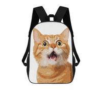sinyumoney Impression 3D Vintage Cat Funny Sacs À Dos Scolaires Pour Enfants, Cartables Pour Garçons, Grand Sac À Dos De Voyage, Sacs À Dos De Jour 17inch