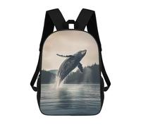 sinyumoney Impression 3D Whale Shark Portrait Sacs À Dos Scolaires Pour Enfants, Cartables Pour Garçons, Grand Sac À Dos De Voyage, Sacs À Dos De Jour 17inch
