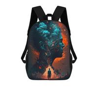 sinyumoney Inner Fire A Journey Within Sac À Dos Enfant Fille 3D, Sac D'école, Sac À Dos Pour Tout-petits, Sac À Dos Décontracté, Sac À Livres Tendance 17inch