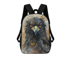 sinyumoney Intense Eagle Stare Sac À Dos Scolaire Pour Adolescents, Imprimé En 3D, Ajustable, À Poches Tendance, Pour Enfants, Garçons, Filles, Étudiants Et Adolescents 17inch