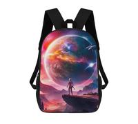 sinyumoney Interstellar Explorer Sac À Dos Enfant Imprimé En 3D, Sac D'école Pour Garçons, Sac À Dos Cool Et Décontracté, Sac À Dos Amusant Pour Enfants Et Adolescents 17inch