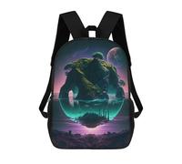 sinyumoney Island in A Sphere Sacs À Dos Pour Enfants, Sac À Dos Scolaire, Sac À Dos Imprimé En 3D Pour Enfants, Sac À Dos De Voyage, Sac À Livres, Sac D'école Pour Enfants 17inch