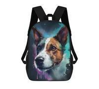 sinyumoney Jack Russell Terrier Dog Sac À Dos, Cartable Imprimé En 3D, Sac À Goûter, Sac À Dos De Voyage, Sac À Dos Entre Amis, Sac À Dos Scolaire Pour Filles Et Garçons 17inch